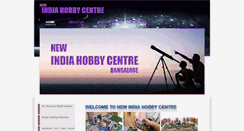 Desktop Screenshot of newindiahobbycentre.com